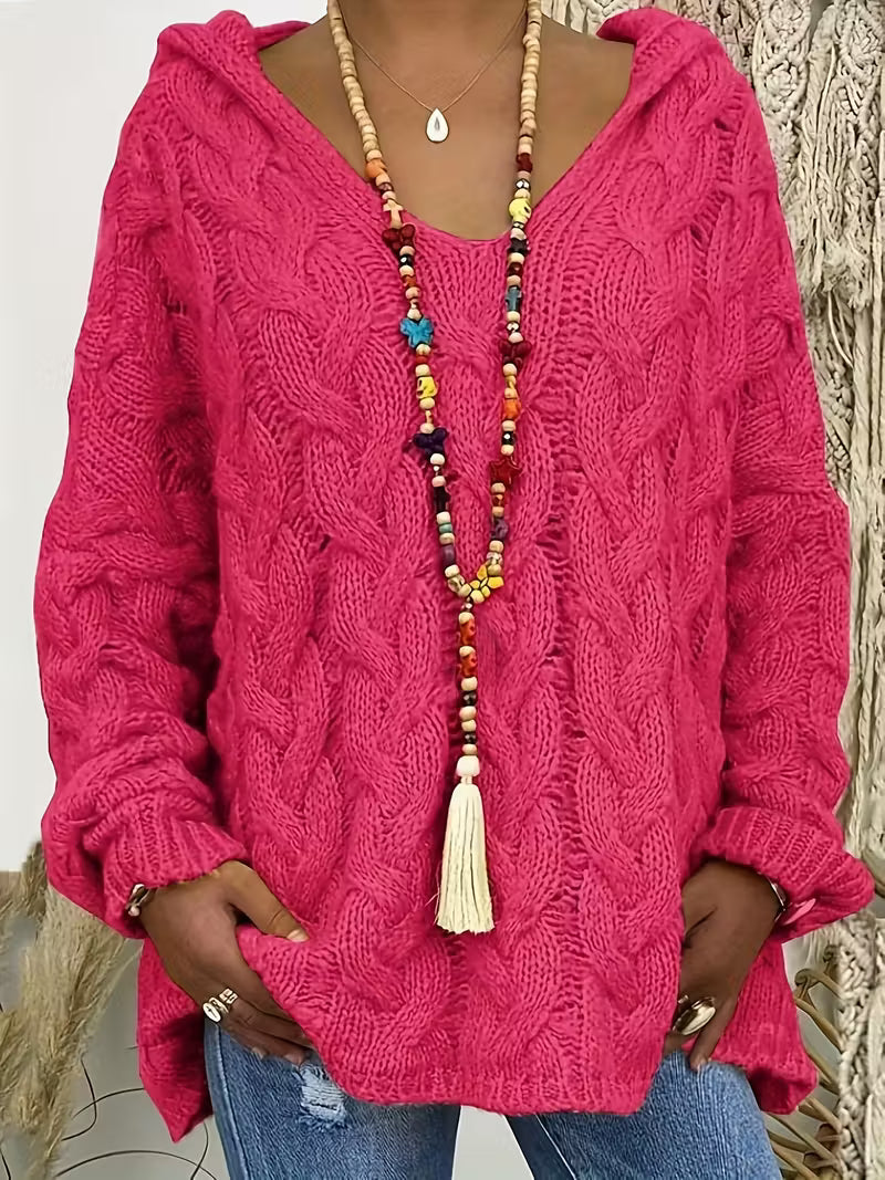 Mariah - Casual Long Sleeve Knitted Sweater