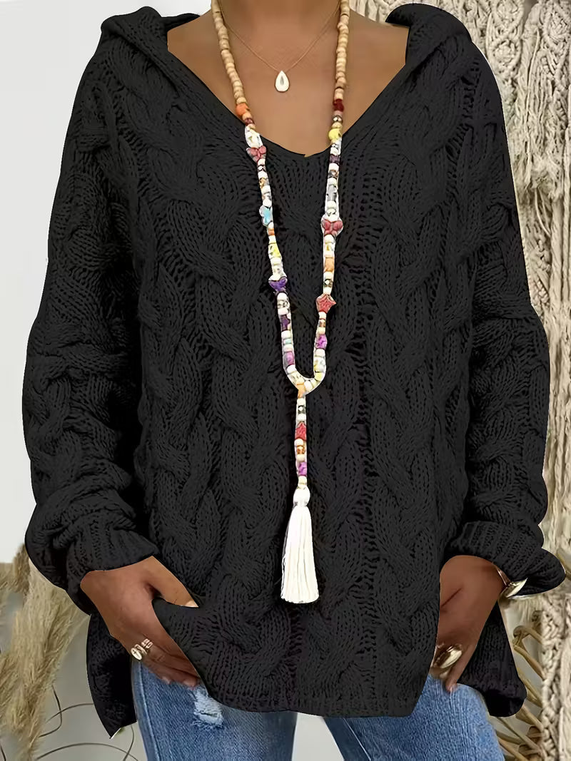 Mariah - Casual Long Sleeve Knitted Sweater