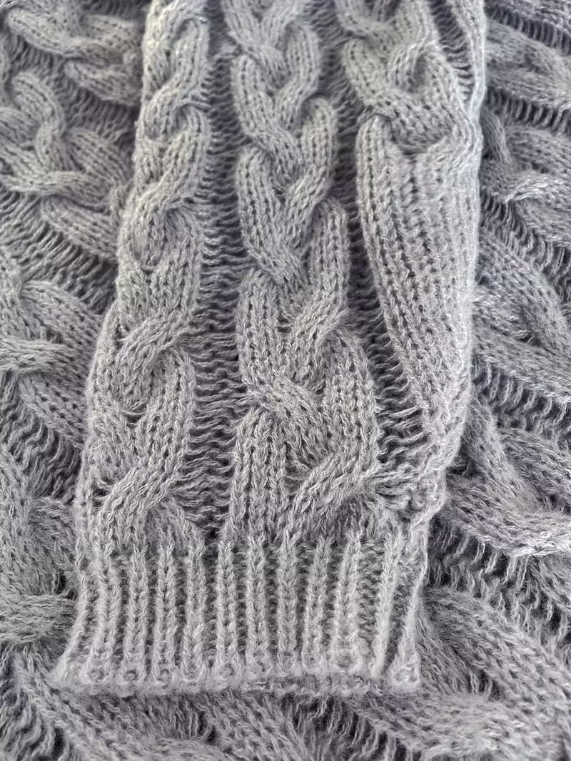 Mariah - Casual Long Sleeve Knitted Sweater