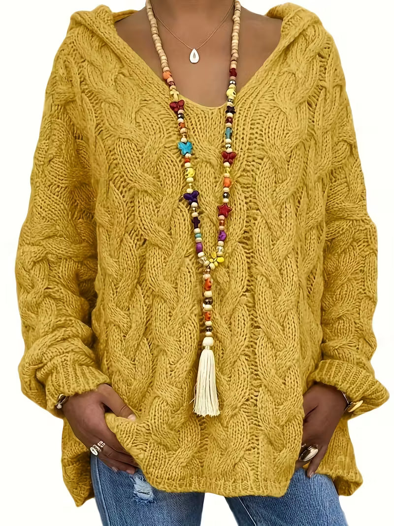 Mariah - Casual Long Sleeve Knitted Sweater