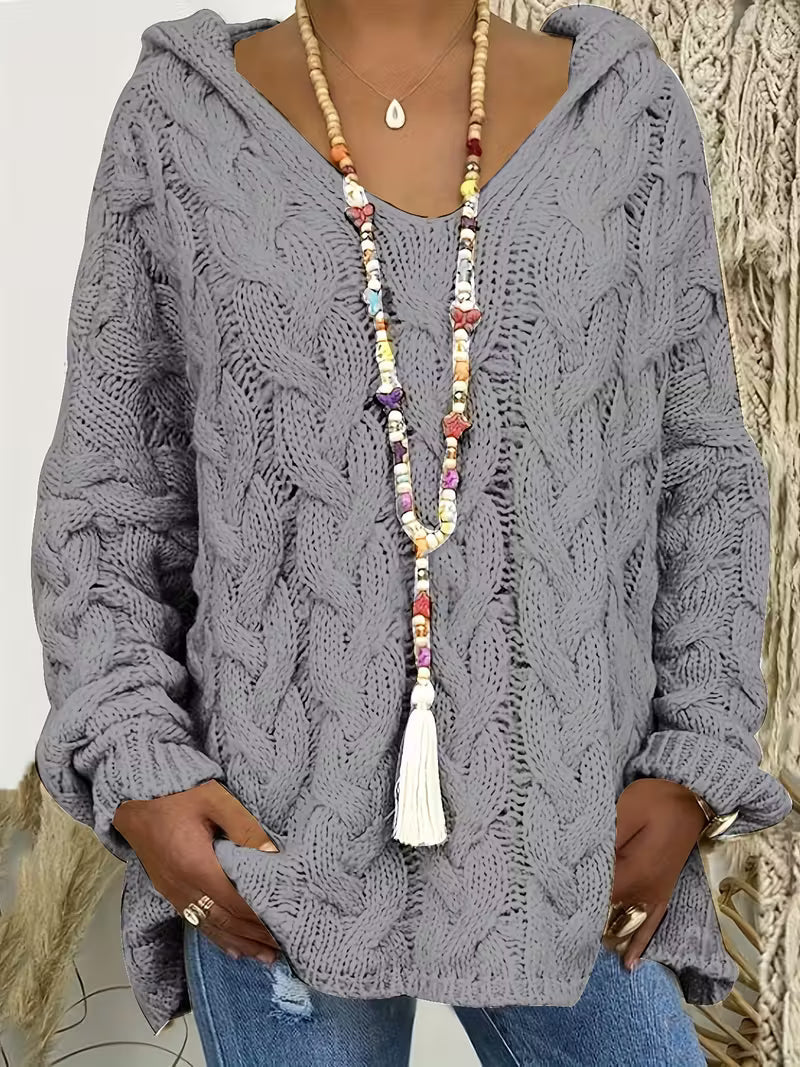 Mariah - Casual Long Sleeve Knitted Sweater