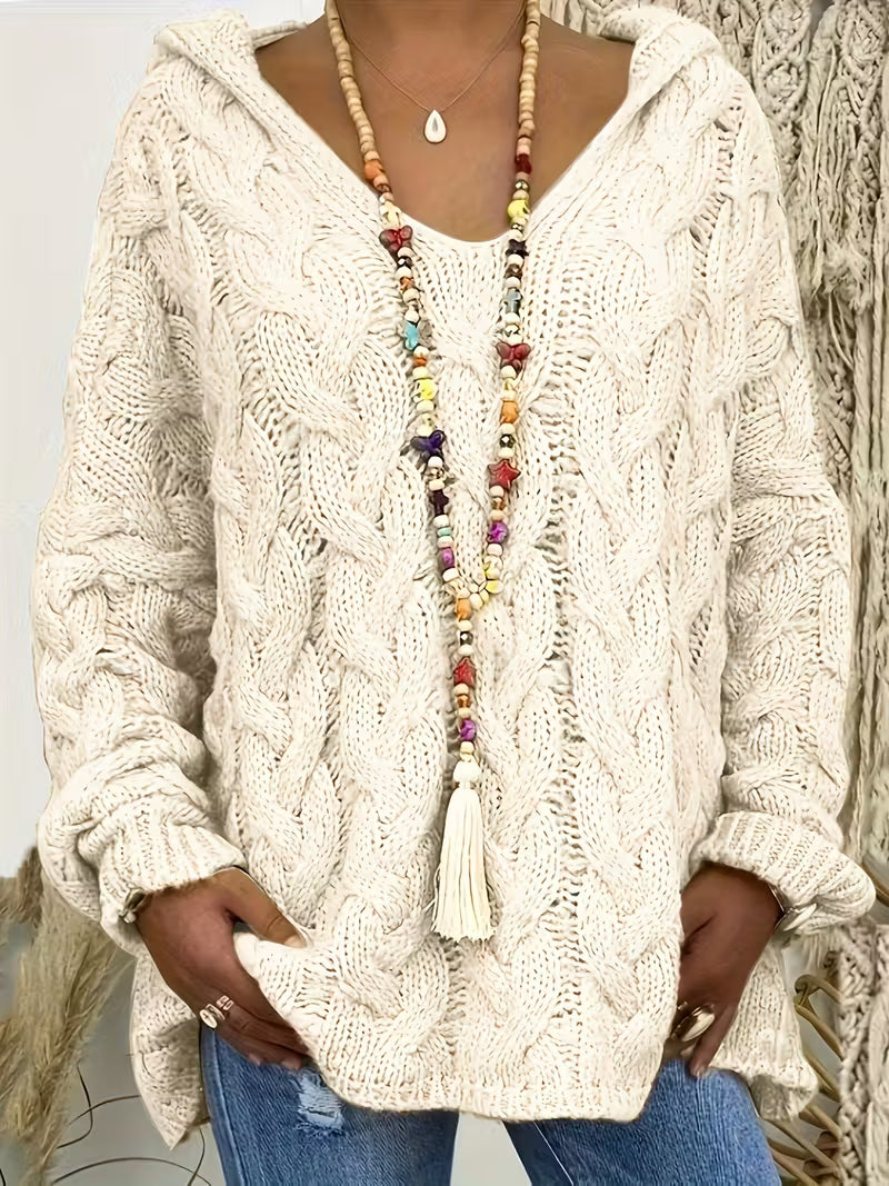 Mariah - Casual Long Sleeve Knitted Sweater