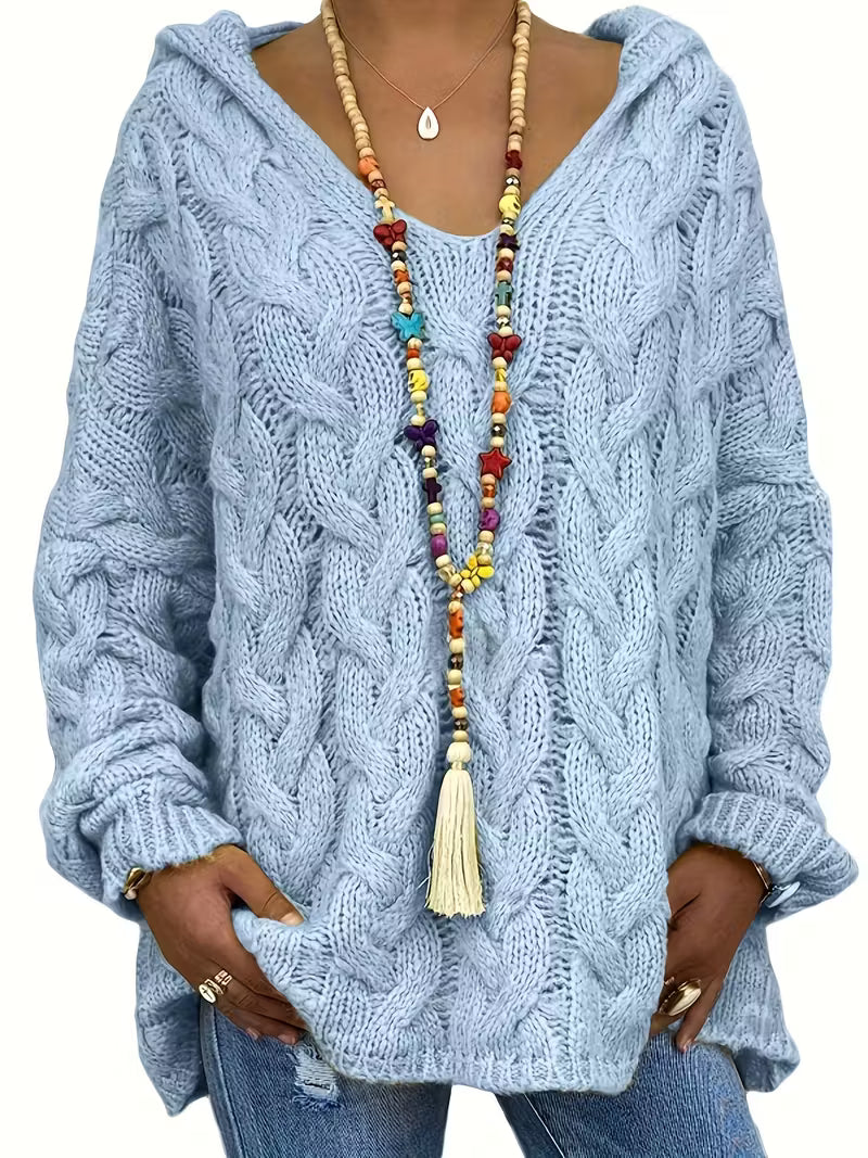 Mariah - Casual Long Sleeve Knitted Sweater