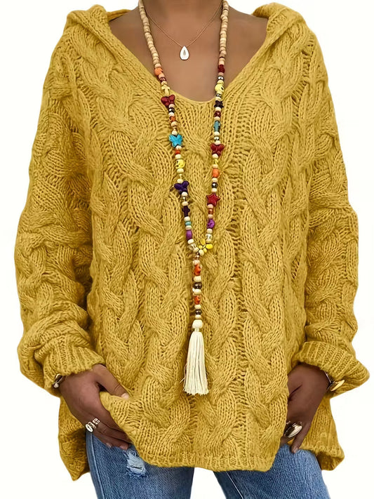 Mariah - Casual Long Sleeve Knitted Sweater